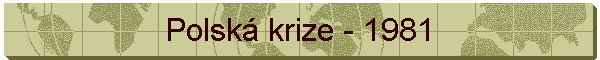 Polsk krize - 1981